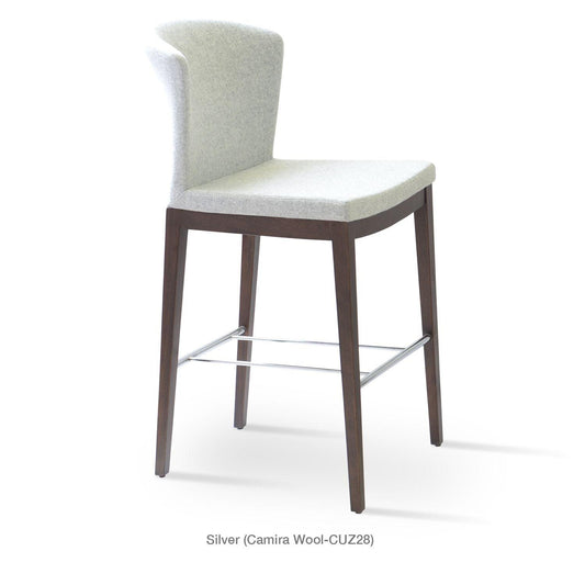 CAPRI WOOD HIGH BACK STOOL