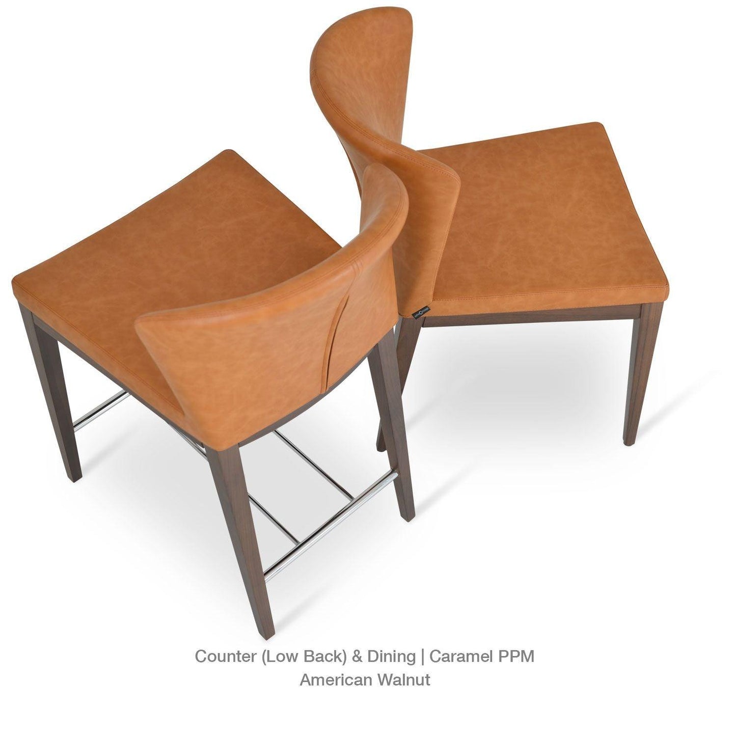 CAPRI WOOD HIGH BACK STOOL