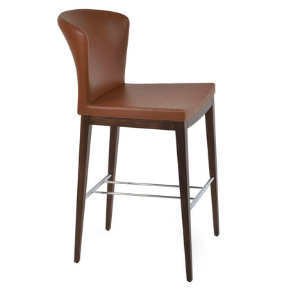 CAPRI WOOD HIGH BACK STOOL