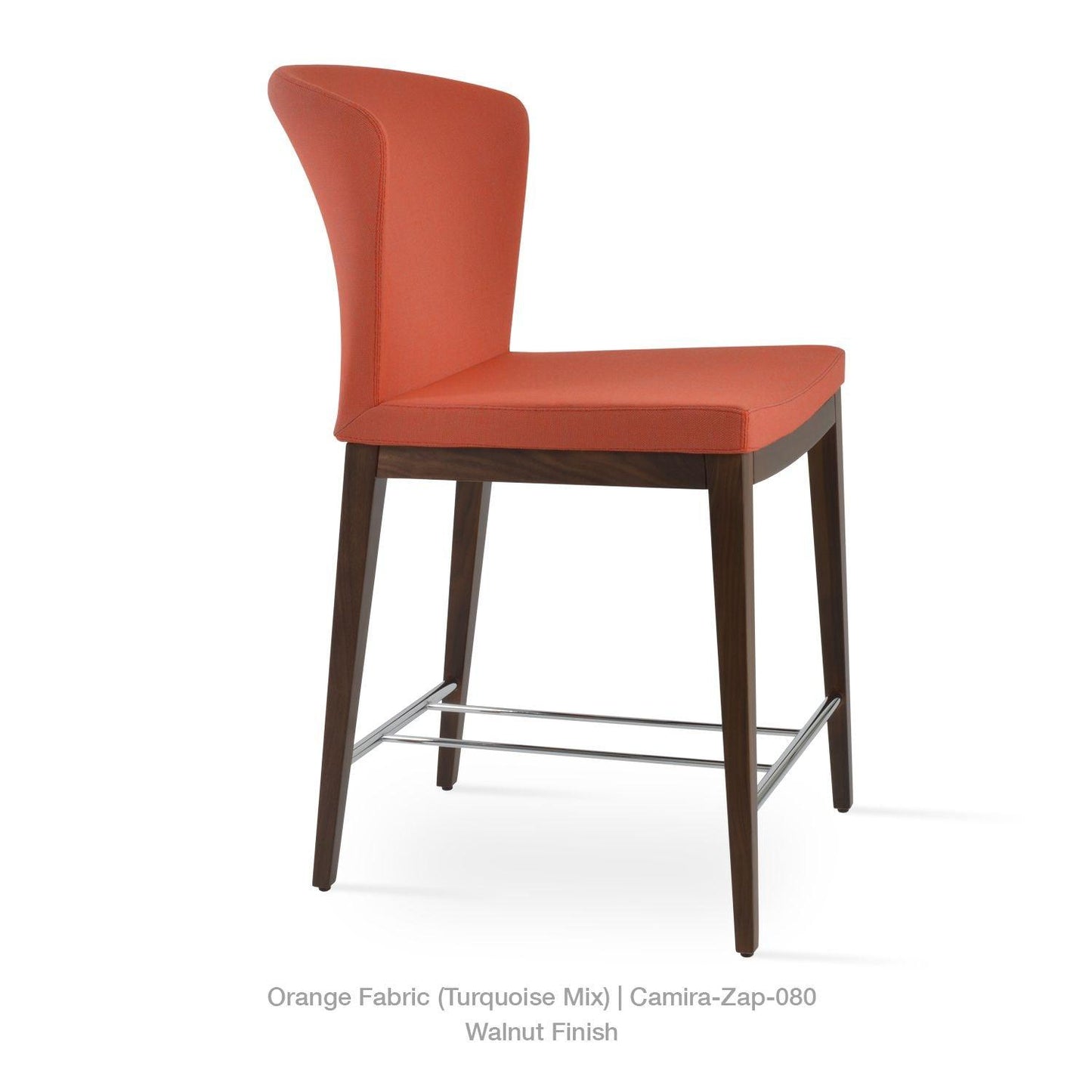 CAPRI WOOD HIGH BACK STOOL