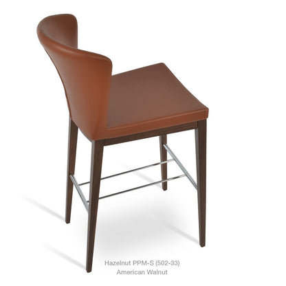 CAPRI WOOD HIGH BACK STOOL
