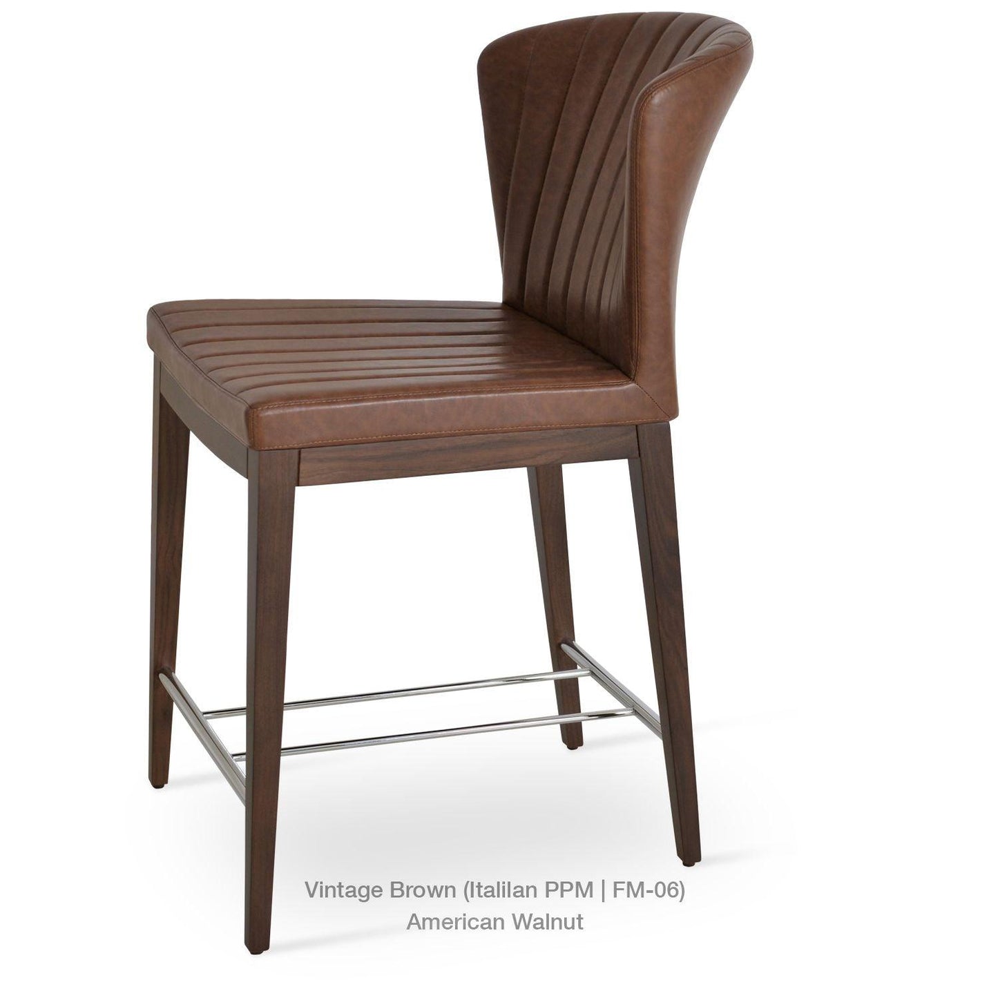 CAPRI WOOD HIGH BACK STOOL