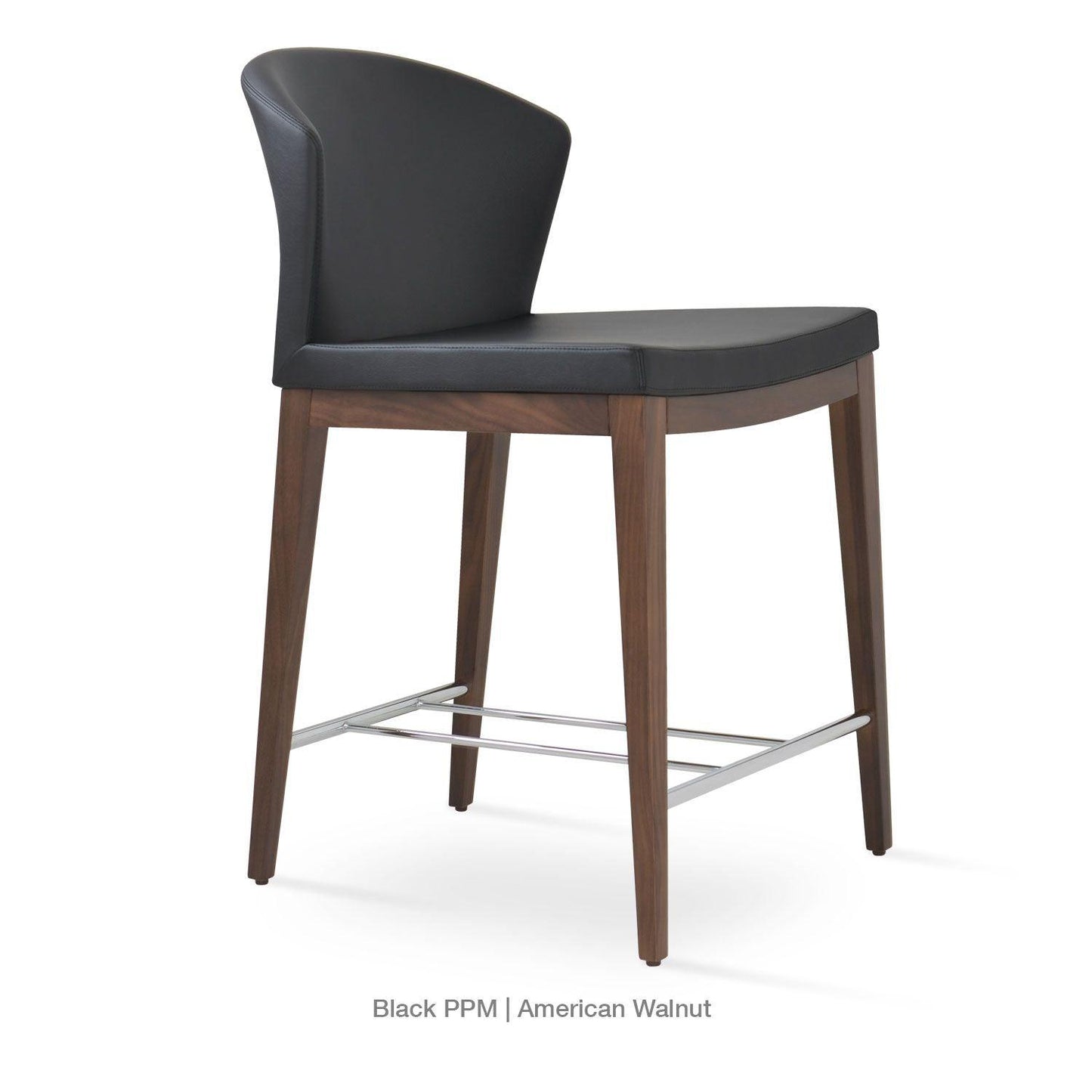 CAPRI WOOD LOW BACK STOOL