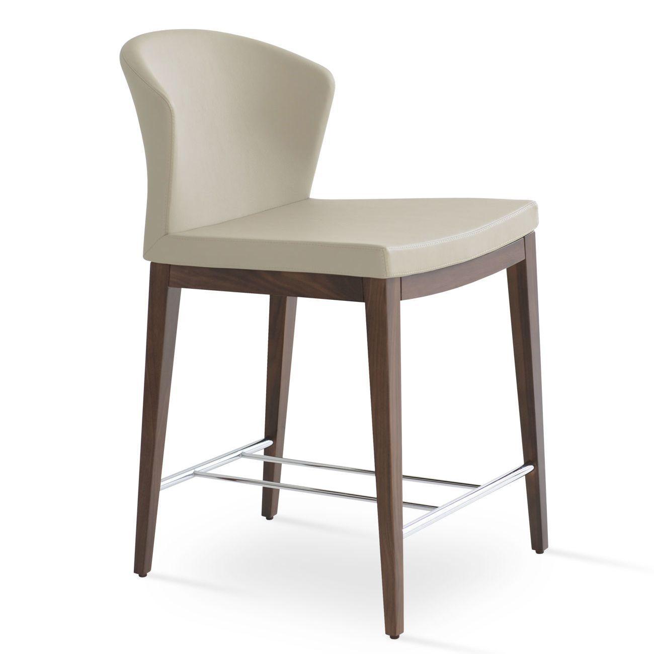 CAPRI WOOD LOW BACK STOOL