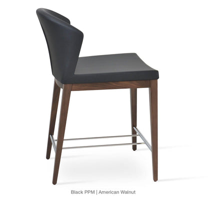 CAPRI WOOD LOW BACK STOOL