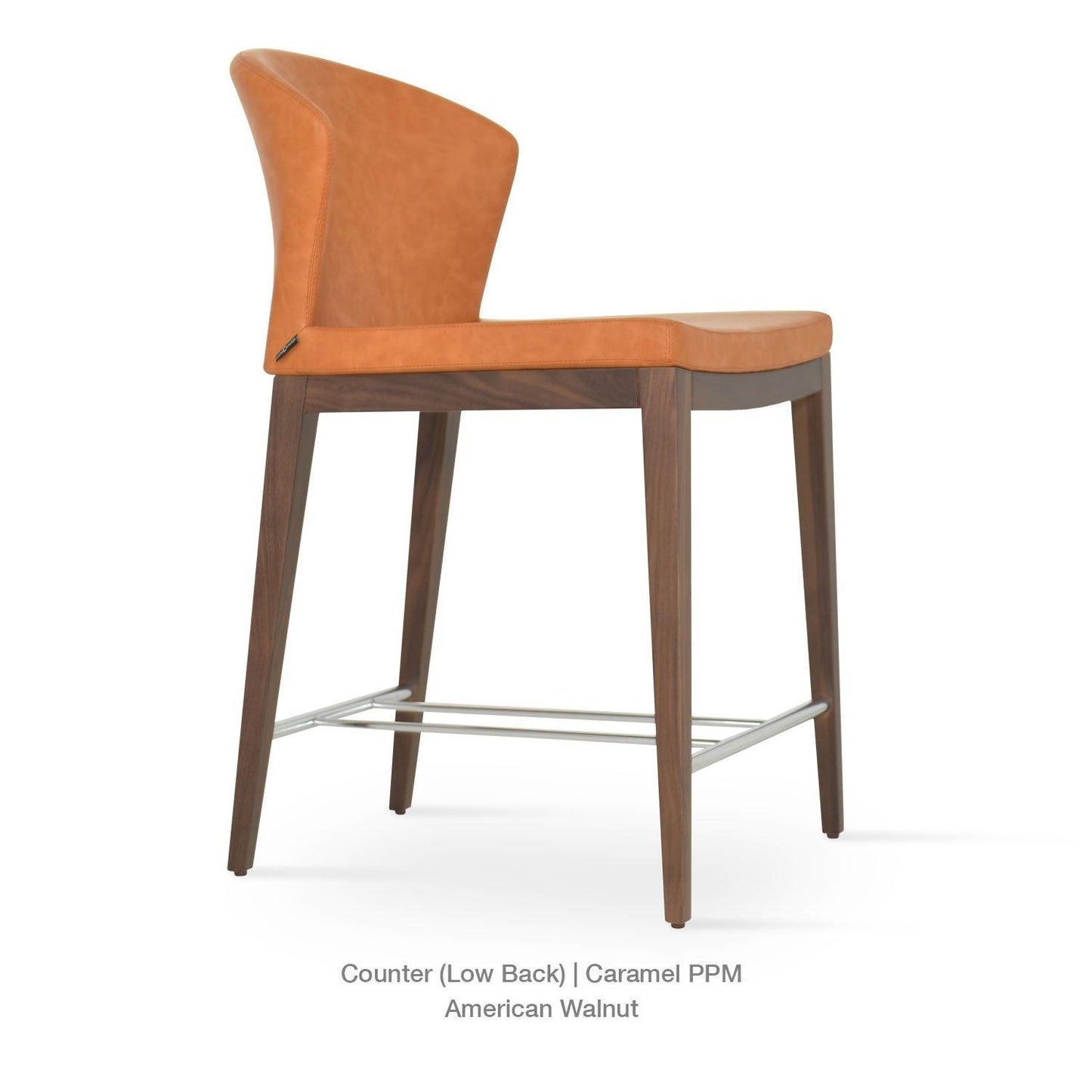 CAPRI WOOD LOW BACK STOOL