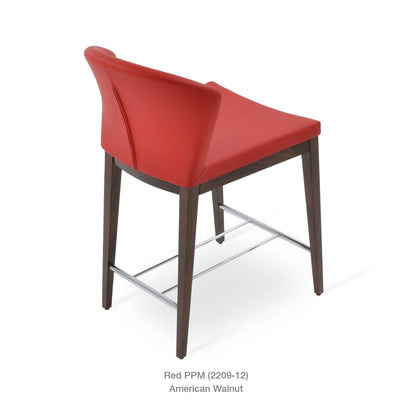 CAPRI WOOD LOW BACK STOOL