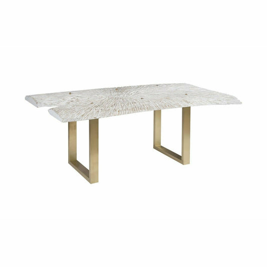 Chainsaw Dining Table with Glass