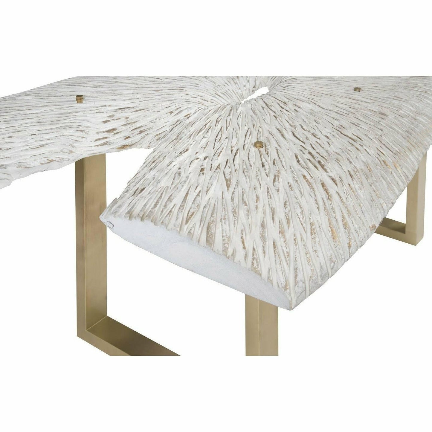 Chainsaw Dining Table with Glass