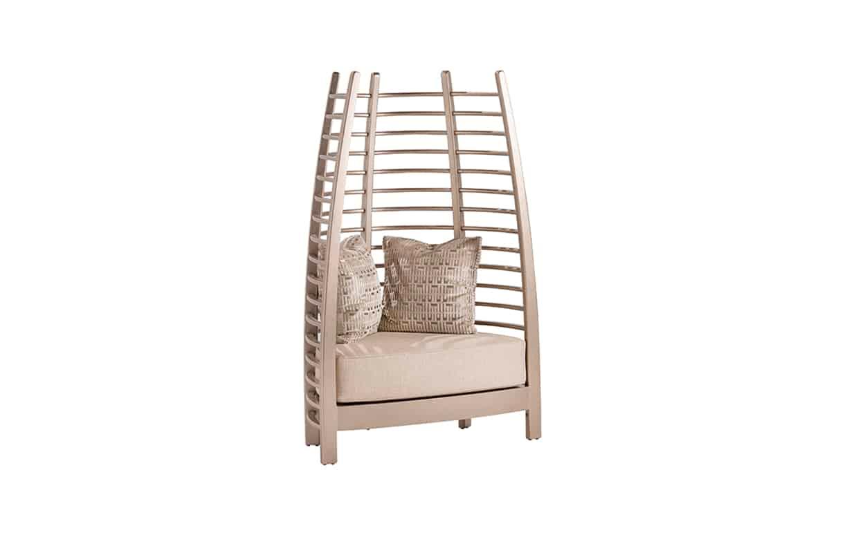 CHOCOLATE ICONIC UPHOLSTERED CHAIR 900