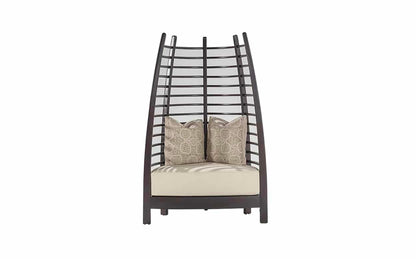 CHOCOLATE ICONIC UPHOLSTERED CHAIR 900