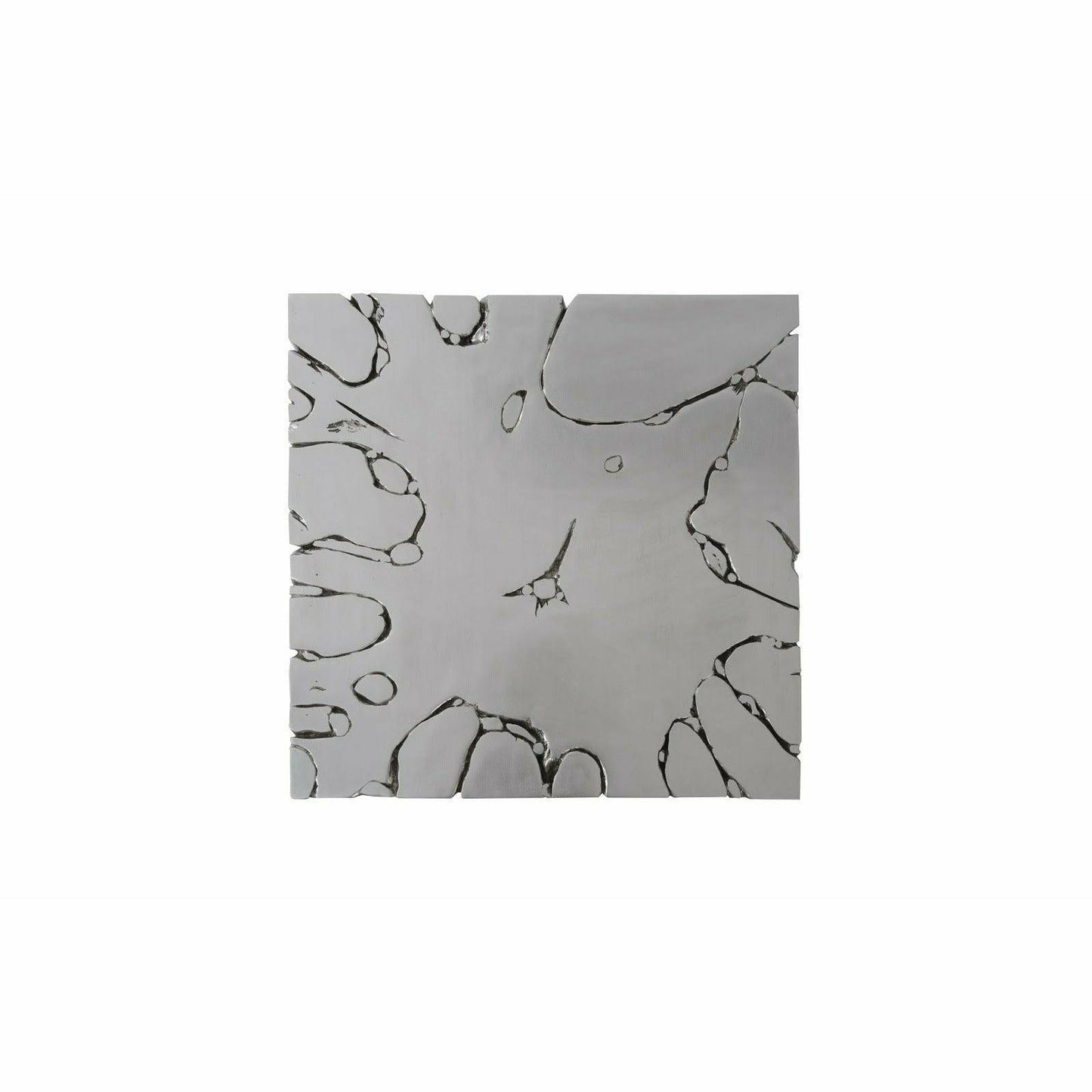 Chunk Square Silver Coffee Table