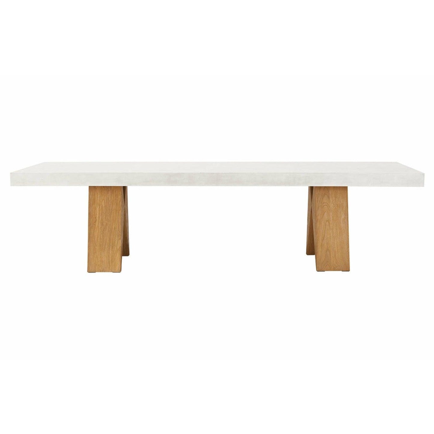 Clip Dining Table  Ivory White
