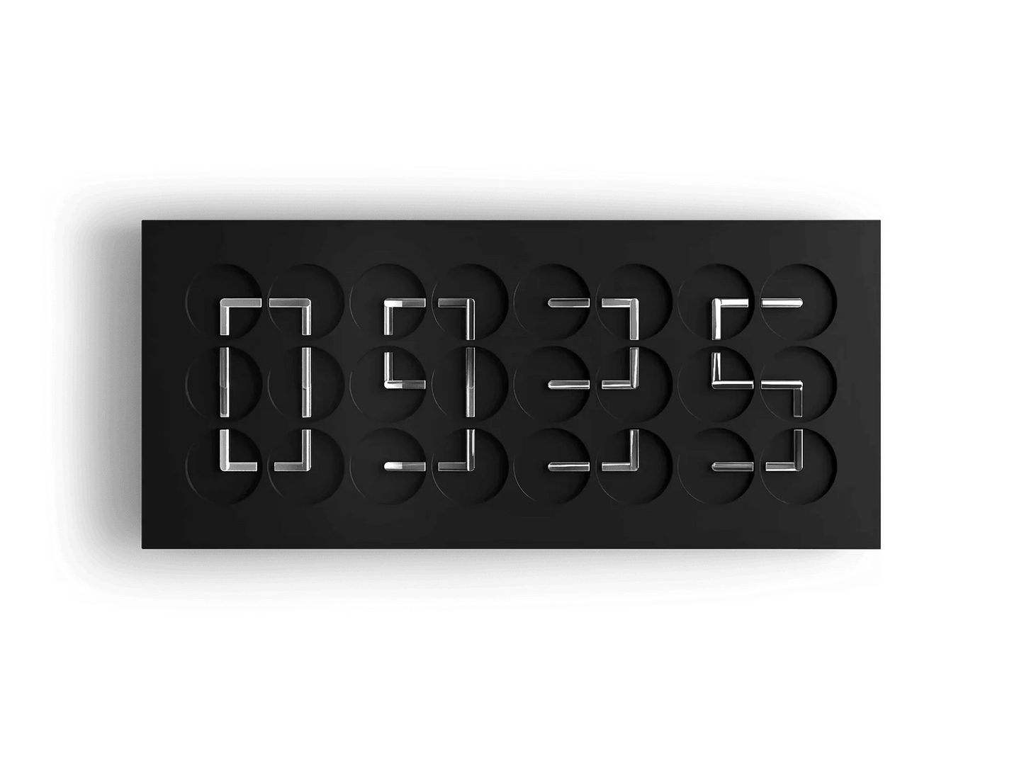 ClockClock 24 – Black Sterling Hands