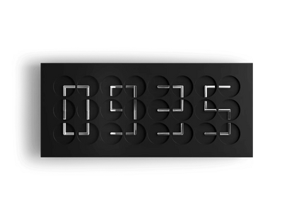 ClockClock 24 – Black Sterling Hands