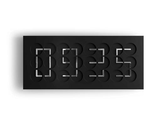 ClockClock 24 – Black Sterling Hands