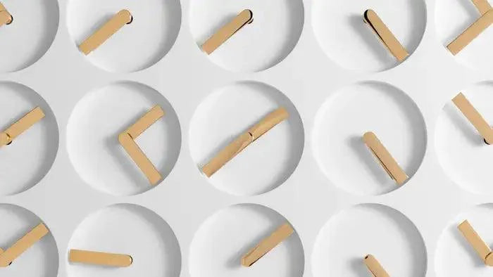 ClockClock 24 Golden Hands 'White', Wall Sculpture