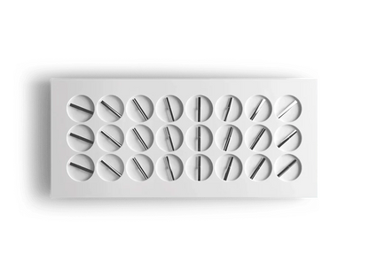 ClockClock 24 – White Sterling Hands