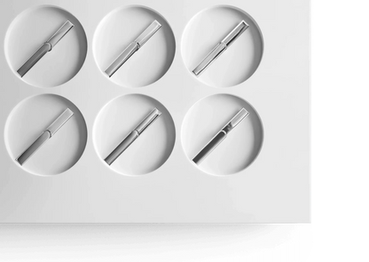 ClockClock 24 – White Sterling Hands