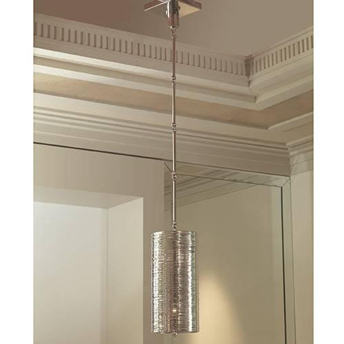 Coil Single Pendant-Polished Nickel Ceiling Lamp