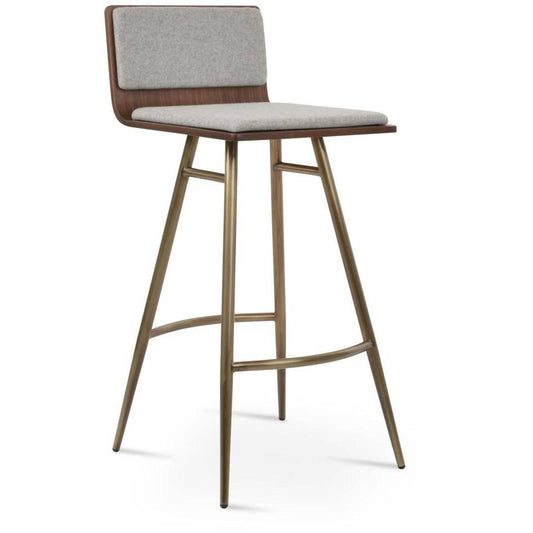 Corona Galata Wood Back Stool