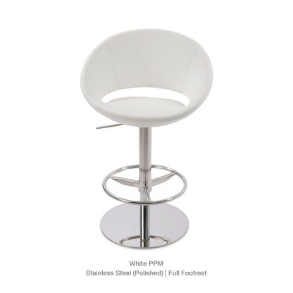 Crescent Piston Stool