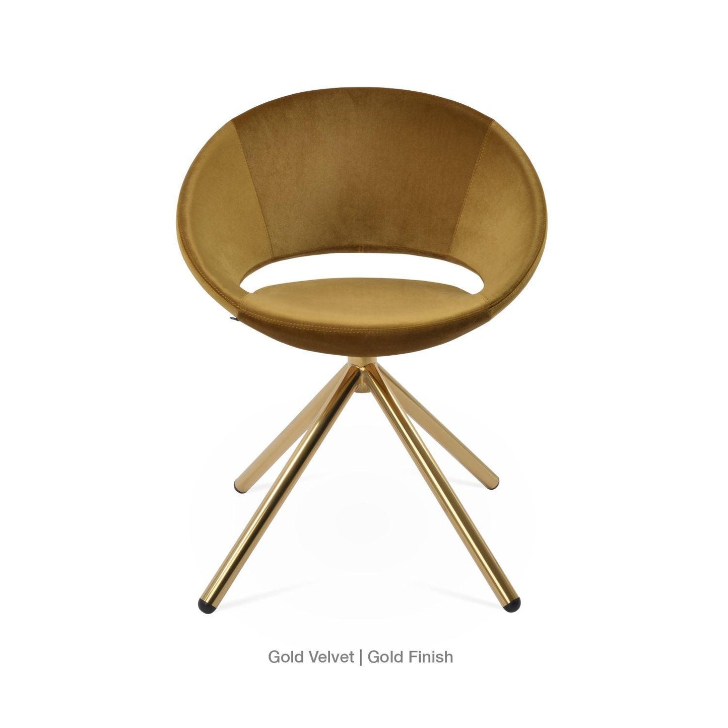 CRESCENT STICK SWIVEL CHAIR