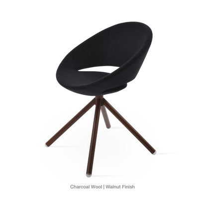 CRESCENT STICK SWIVEL CHAIR