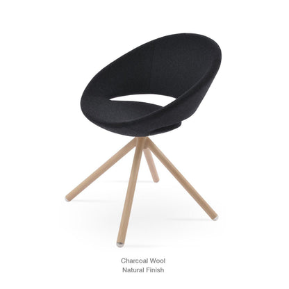 CRESCENT STICK SWIVEL CHAIR