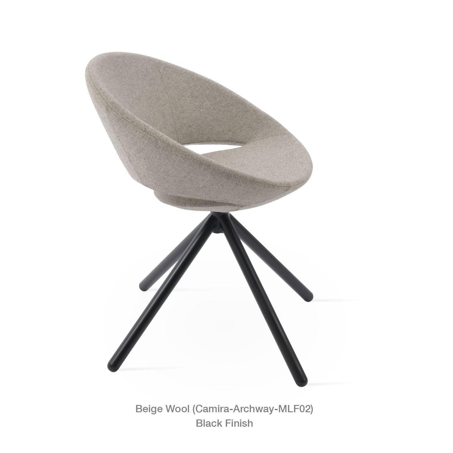 CRESCENT STICK SWIVEL CHAIR