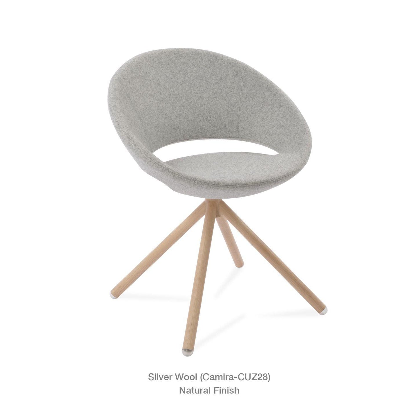 CRESCENT STICK SWIVEL CHAIR