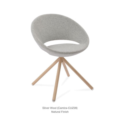 CRESCENT STICK SWIVEL CHAIR