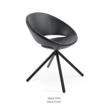 CRESCENT STICK SWIVEL CHAIR