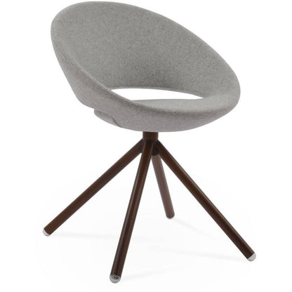 CRESCENT STICK SWIVEL CHAIR