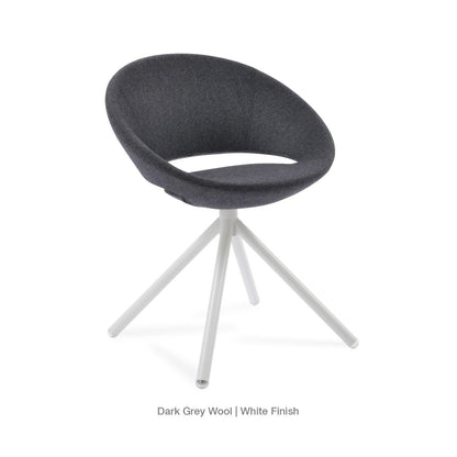 CRESCENT STICK SWIVEL CHAIR