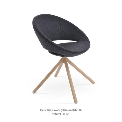 CRESCENT STICK SWIVEL CHAIR