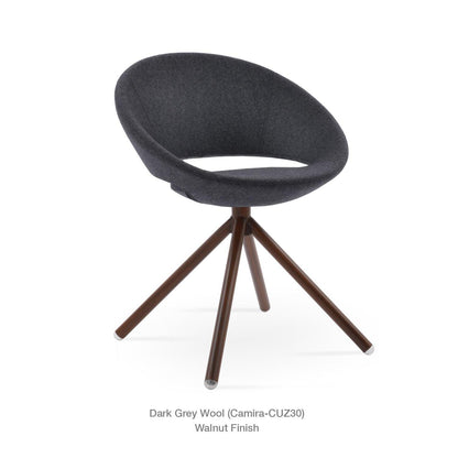 CRESCENT STICK SWIVEL CHAIR