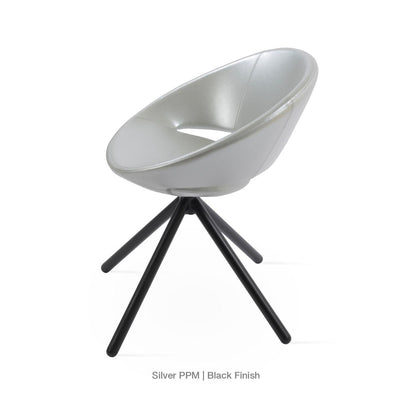 CRESCENT STICK SWIVEL CHAIR
