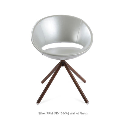 CRESCENT STICK SWIVEL CHAIR