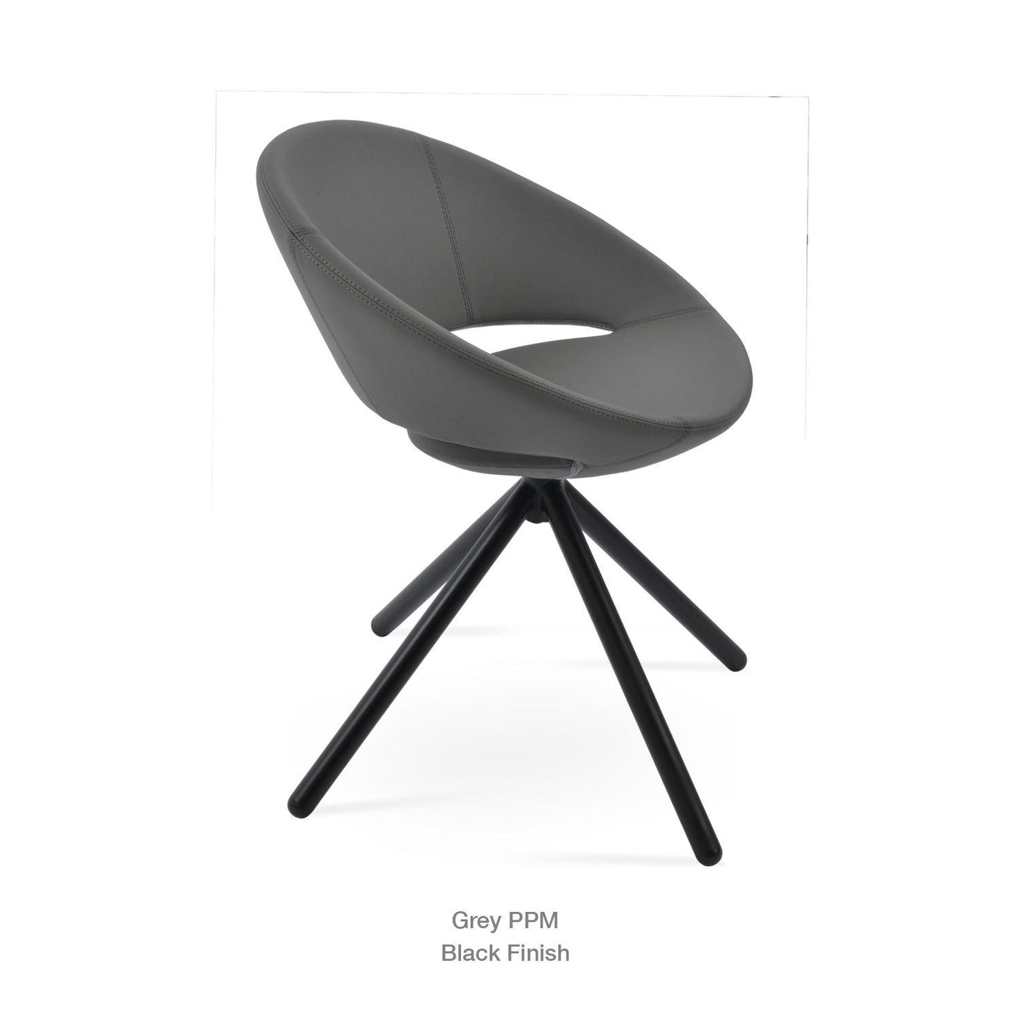 CRESCENT STICK SWIVEL CHAIR