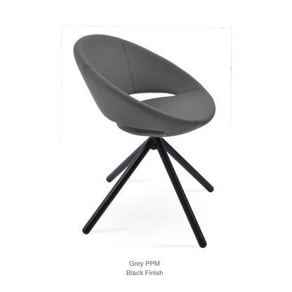 CRESCENT STICK SWIVEL CHAIR