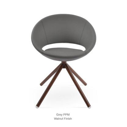 CRESCENT STICK SWIVEL CHAIR