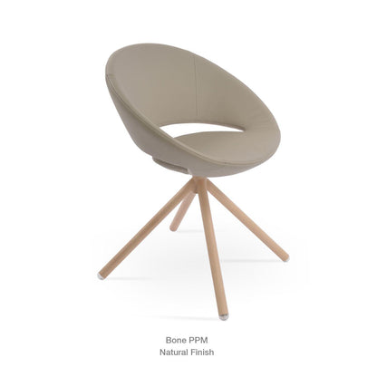CRESCENT STICK SWIVEL CHAIR