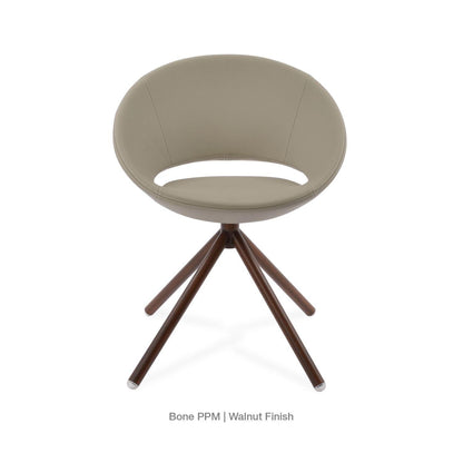 CRESCENT STICK SWIVEL CHAIR