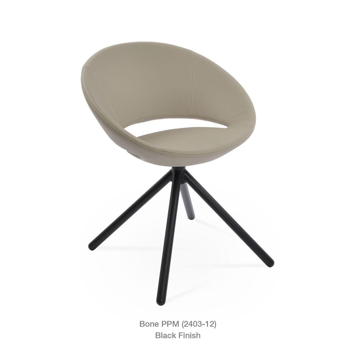 CRESCENT STICK SWIVEL CHAIR