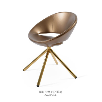 CRESCENT STICK SWIVEL CHAIR
