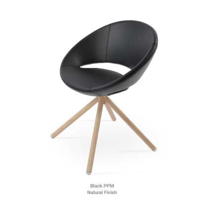 CRESCENT STICK SWIVEL CHAIR