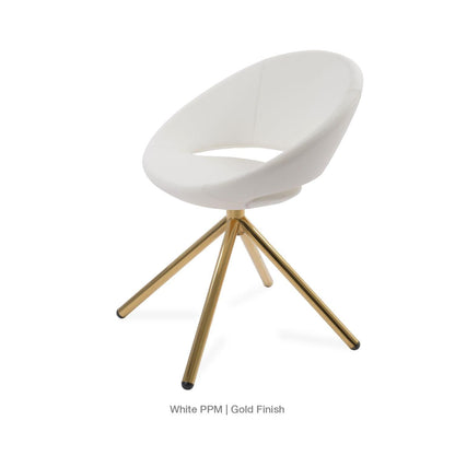 CRESCENT STICK SWIVEL CHAIR
