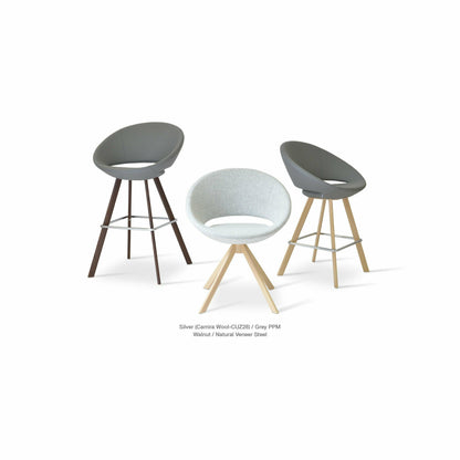 CRESCENT SWORD STOOL