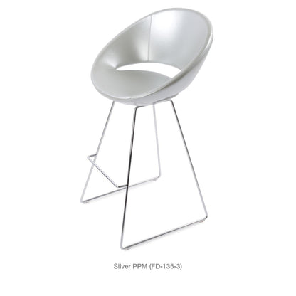 CRESCENT WIRE STOOL